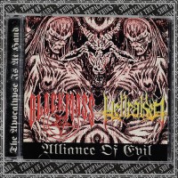 BLACK MASS/HELLRAISED "Alliance of Evil" split m-cd