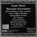 CRYPTIC THRONE "Apocalyptic Extermination" cd