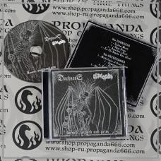 DARKNESS/OLTRETOMBA "Horned, winged and grim" split cd