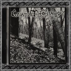 GAUNTLET/ CONTAGION BLACK split cd