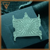 LUCIFUGUM "Horned and ablaze" metal pin