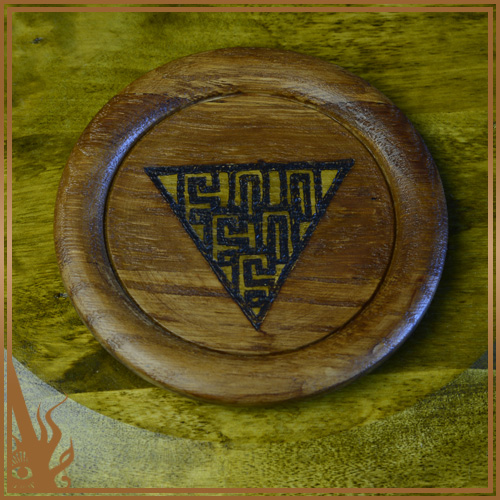 Wooden cup coaster "600 60 6"
