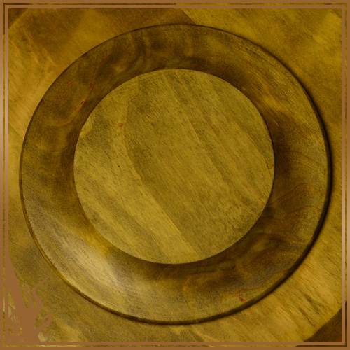 Wooden plate "Always hungry"
