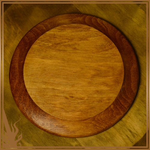 Wooden plate "Horns Up!;