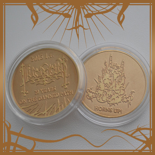 Jubilee coin LUCIFUGUM "20 years on the Damned Path"